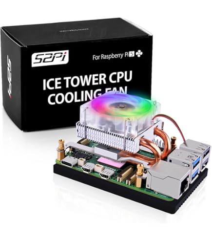 Amazon.co.jp: ElectroCookie Raspberry Pi 5デュアルモードクーラー